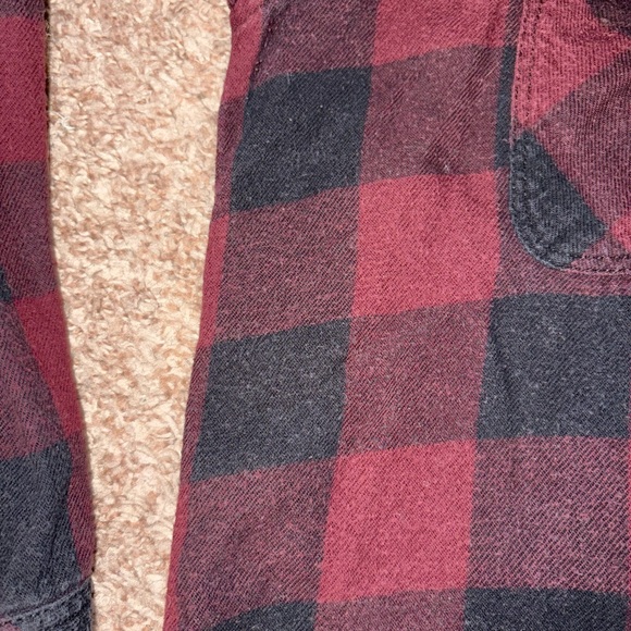 Women’s TNA Red & Black Plaid Shirt sz Large - Picture 8 of 8